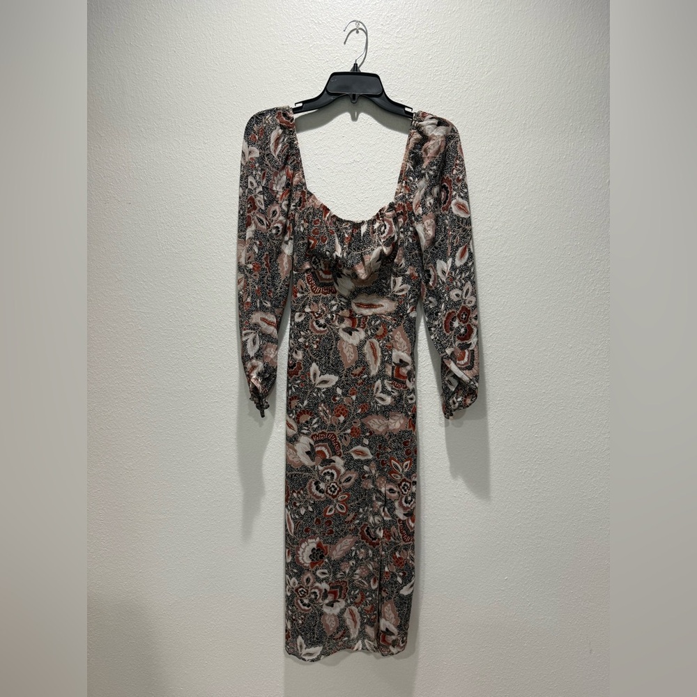Vici Long Sleeve Floral Dress